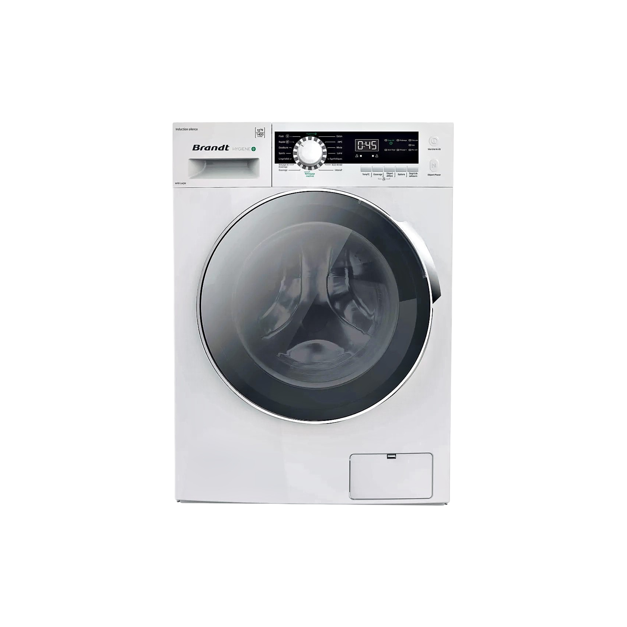 Lave-Linge Hublot 12 kg Reconditionné BRANDT WFB124QW - Reconditionné sur Underdog