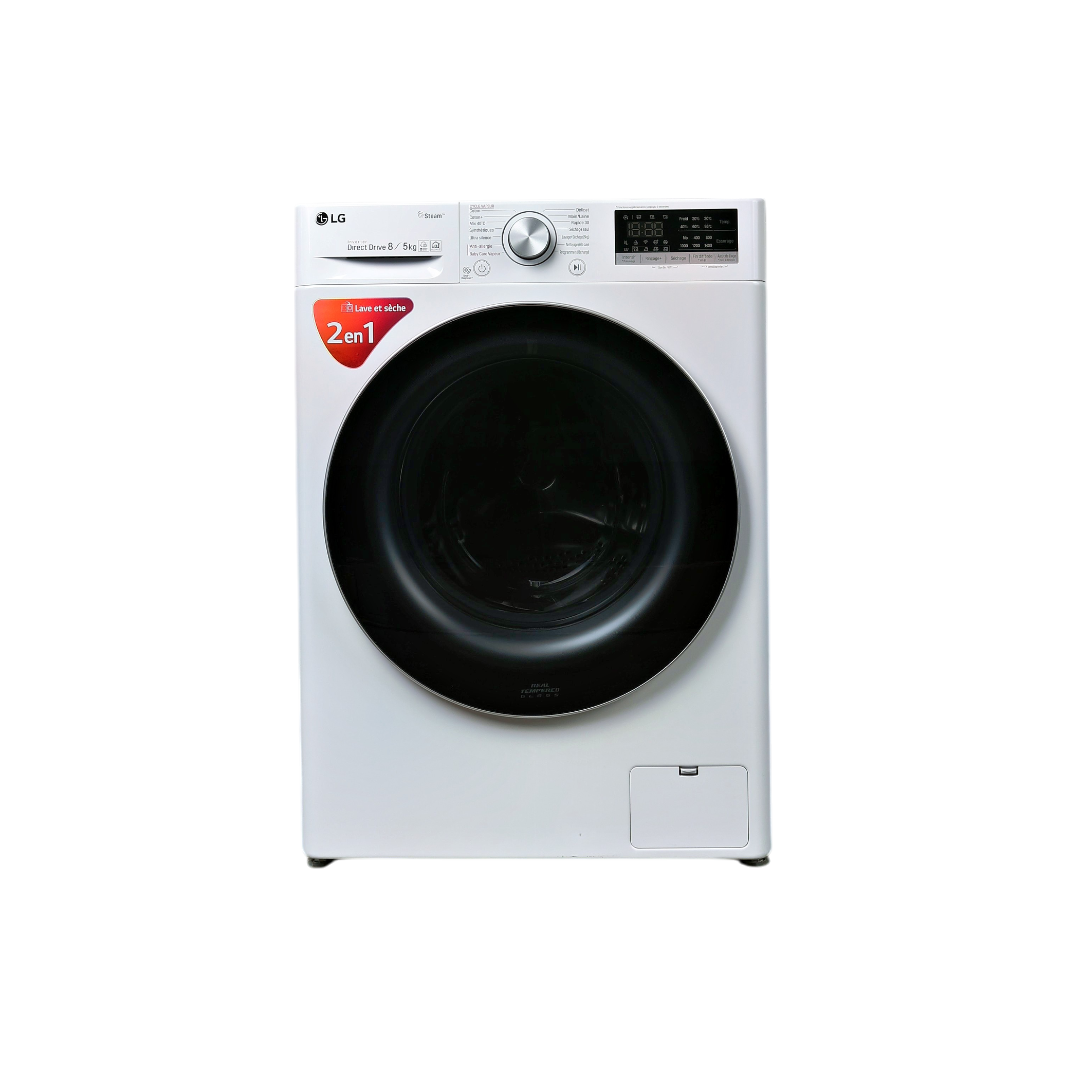Lave-Linge Sechant 8 kg Reconditionné LG F854N51WHSB - Reconditionné sur Underdog