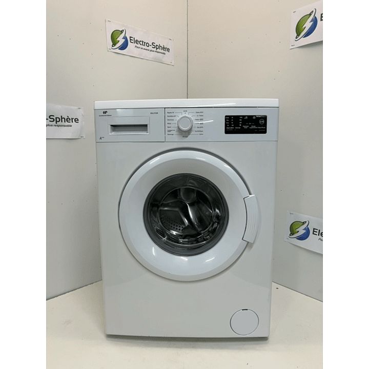 Lave linge  Continental Edison CELL712W  État correct -  reconditionné disponible sur youzd
