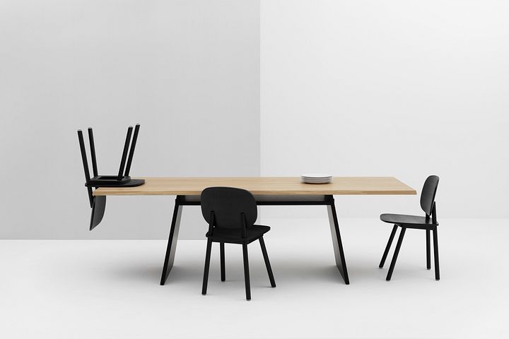 Table chêne massif Nobilo  3m x 0,90m